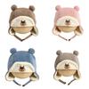 Baby Winter Hat Girls Boy Ear Flaps Hat Windproof Ear Muffs Bonnet Caps Outdoor Sport Headwear Toddler Skiing Headdress