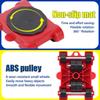 5Pcs/Set Heavy Duty Furniture Lifter with Wheel Bar 360-degree Furniture Roller Skating Save Effort Universal Casters