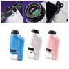 Mini Pocket Lab Handheld Microscope Kit Adjustable Zoom 60-120X Led Light Kids Optical Biological Science Tool Portable Stem Toy