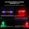 1pcs Universal Motorcycle Light Flash STOP Moto Indicator Lamp Brake Turn Signal Driving Taillight Warning Day Light 12V