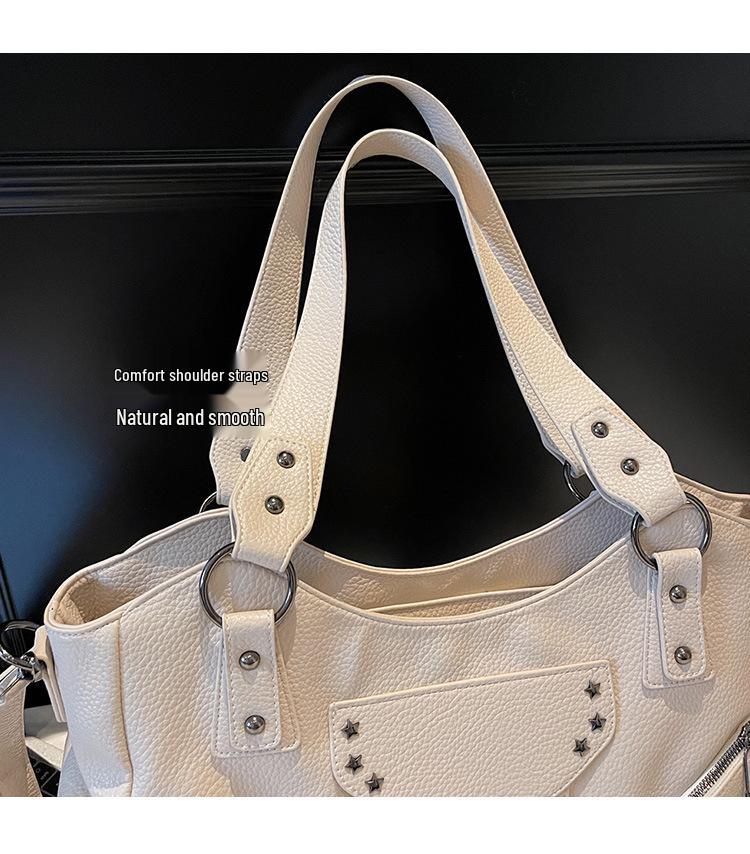 Women's Retro Crossbody Handbag: Fashionable, Versatile, Simple, Commuter-Style, Large Capacity Shoulder Tote