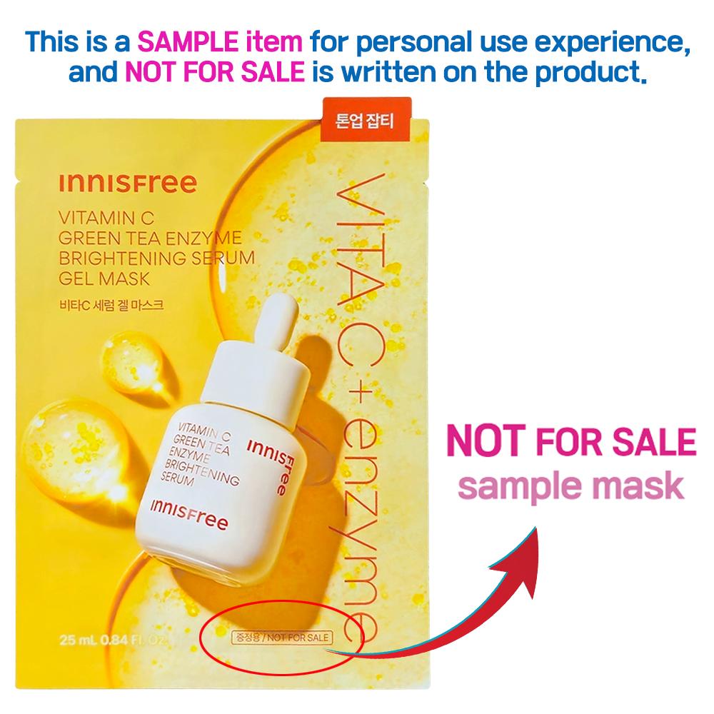 10szt._[INNISFREE] Serum rozjaśniające z witaminą C, zieloną herbatą i enzymami 23ml (Próba)