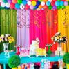 MultiColor Paper Swirl Decorations Vibrant Hanging Party Swirls Ideal for Birthday Baby Shower Wedding and Other Celebr