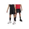 Pantaloni scurți de baschet Dri-FIT Elite 23 Color Block Logo brodat cu talie elastică Pantaloni scurți pentru copii Negru FD4004-010