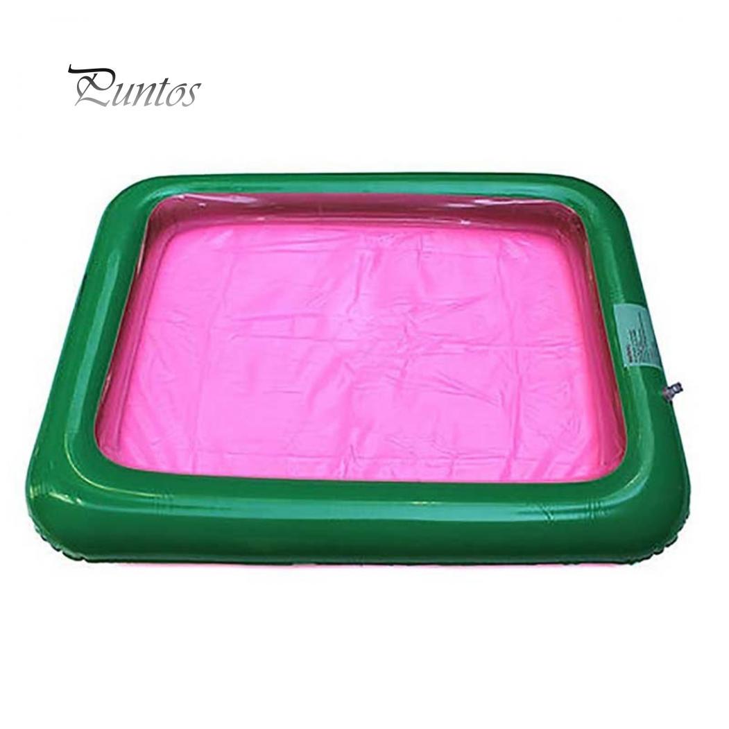 Забавный детский квадратный приподнятый большой поднос для песочницы замок-складная — фото 6