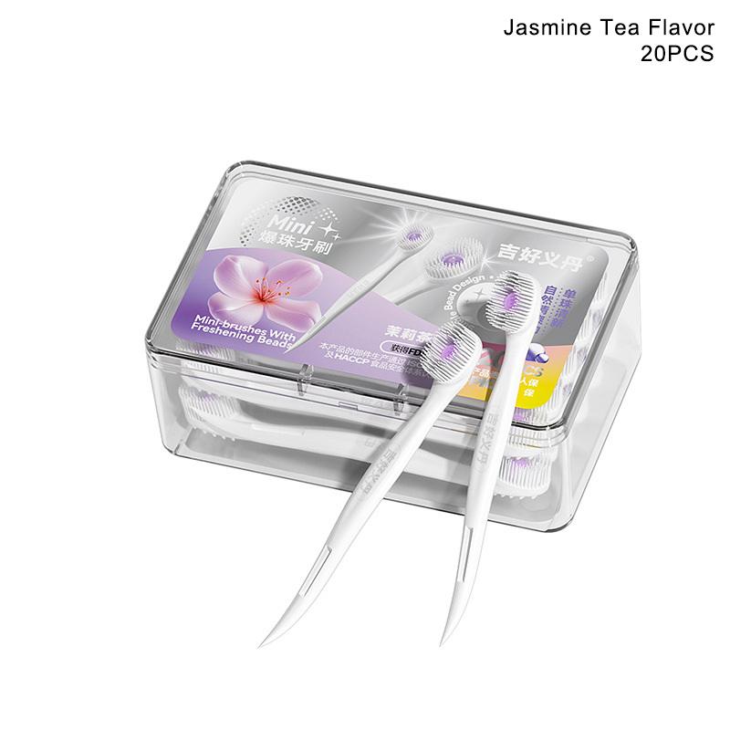 Mint Peach Flavored Bead Toothbrush Deeply Cleanses The Mouth Portable Mini Brush Suitable For Convenient Travel And Travel