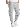 Mens Overalls Loose Joggers Workout Cargo Pants Sweatpants Active Sports Trousers Drawstring Multi Pocket Men's Casual Pants