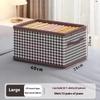 Household Wardrobe Thousand Bird Grid Storage Box Drawer Type Large Capacity Foldable Clothes Jeans Portable Storage Box