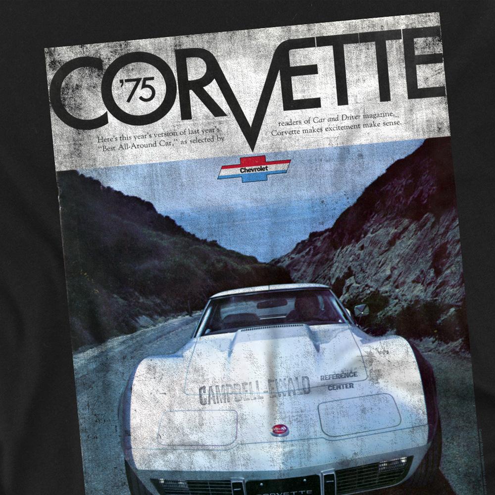 Chevrolet Unisex Adult Corvette 75 Poster T-Shirt