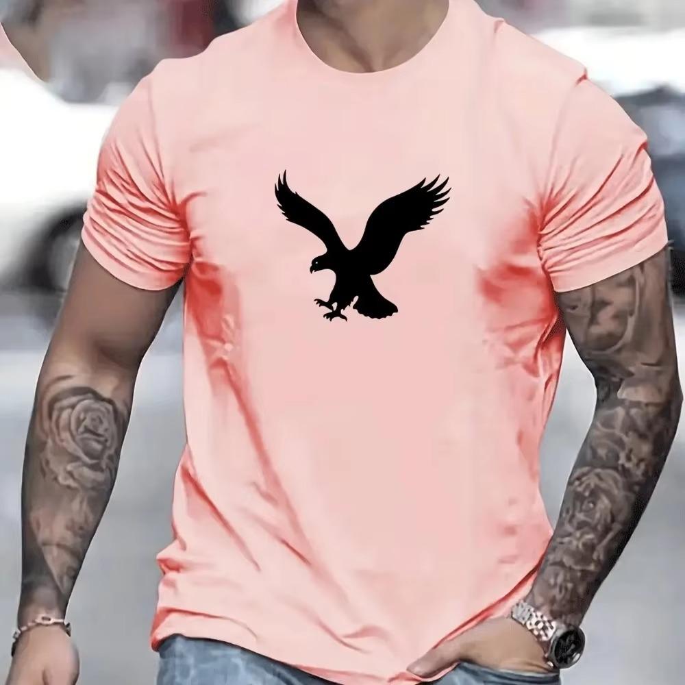 Fashion Men's T-Shirt 3d Eagles Printed Men's Tops Casual Street Short Sleeve Summer O-Neck T-Shirt For Men's Oversized Clothing
