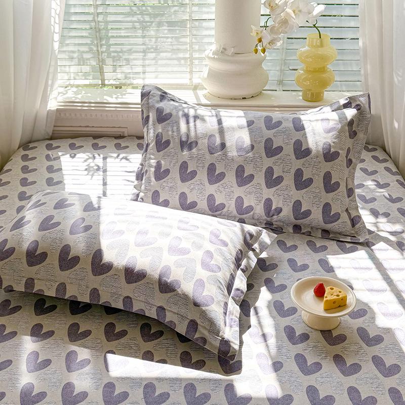 Cotton Pillowcases: Pure Cotton, Simple Style for Home, Dorms, Single & Double Rooms (Single/Pair)