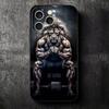 Löwe Männlich Mann König Weiche Handyhülle für iPhone 16 16E 17 Air 15 Pro Max 14 Plus 13 Mini 11 12 7 Schwarze Hülle Rückseite