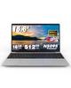 Laptop with 1080P IPS N5095 Processor Up To 16GB 512GB Fingerprint Recognition Backlit USB and HDMI 15.6-inch Screen, 4C/4T 2.9GHz, RAM, SSD,