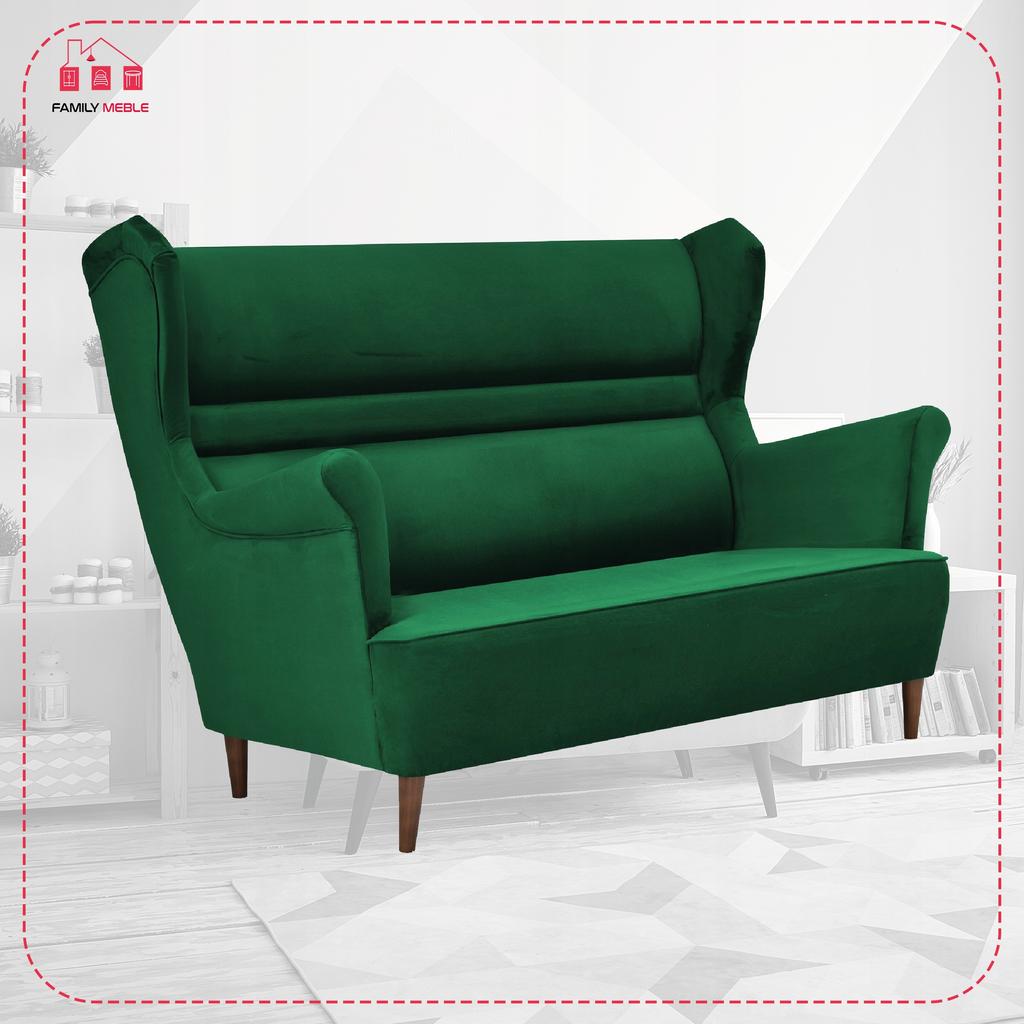 Sofa Wing Sofa Zoja Scandinavian Non-folding Family Meble Green But