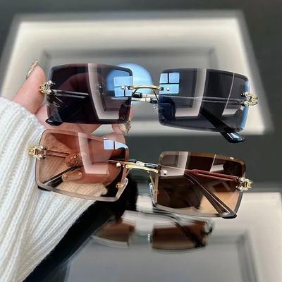 Mode Damen Herren Quadratische Sonnenbrille Retro Cat Eye Vintage Schwarz Sonnenbrille Weiblich Männlich Brillen