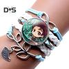 Unisex Bracelet Demon Slayer Multilayer Jewelry Cartoon Braided Bracelet