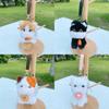 Plush Cat Keychain With Pp Cotton Filling For Girls Gift And Bag Decor