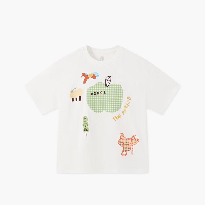 MQD Boys' Cotton Cartoon Short Sleeve T-Shirt
