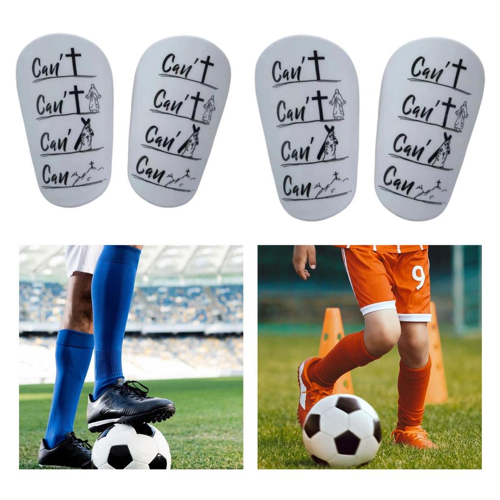 Mini Soccer Shin Guards PU Material Comfortable Small Shin Pads Lightweight Football Protector for Boys