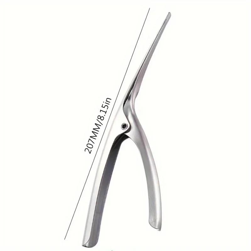 Ergonomic Stainless Steel Shrimp Deveiner Fishbone Design Kitchen Gadget for Easy Shell Removal Seafood Preparation Tool