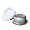 Durable 80-250mm Vent Cover Air Outlet Home Ventilation White Ventilation Cover Adjustable Ventilation Ducting
