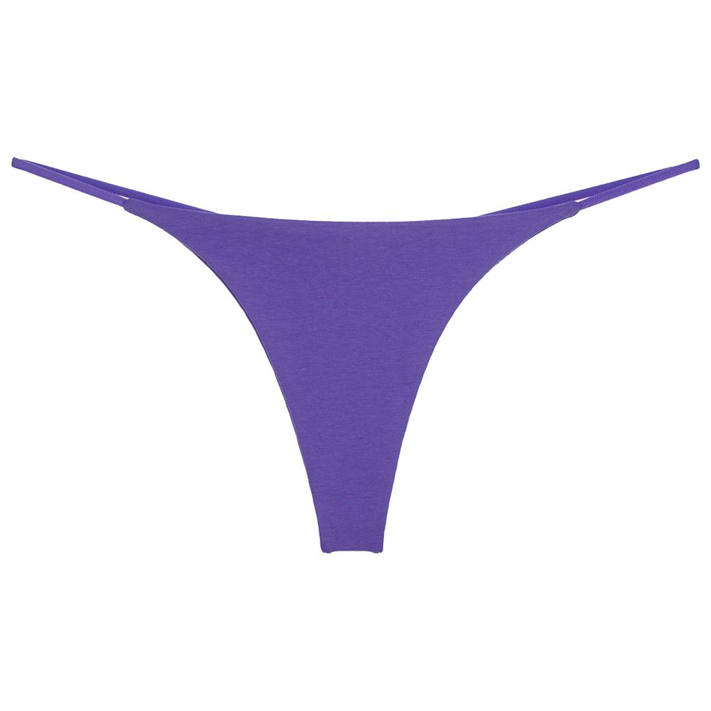 Damen-Tanga-Bikinihose mit niedrigem Bund, Strand, Sonnenbaden, T-Rücken-Badebekleidung