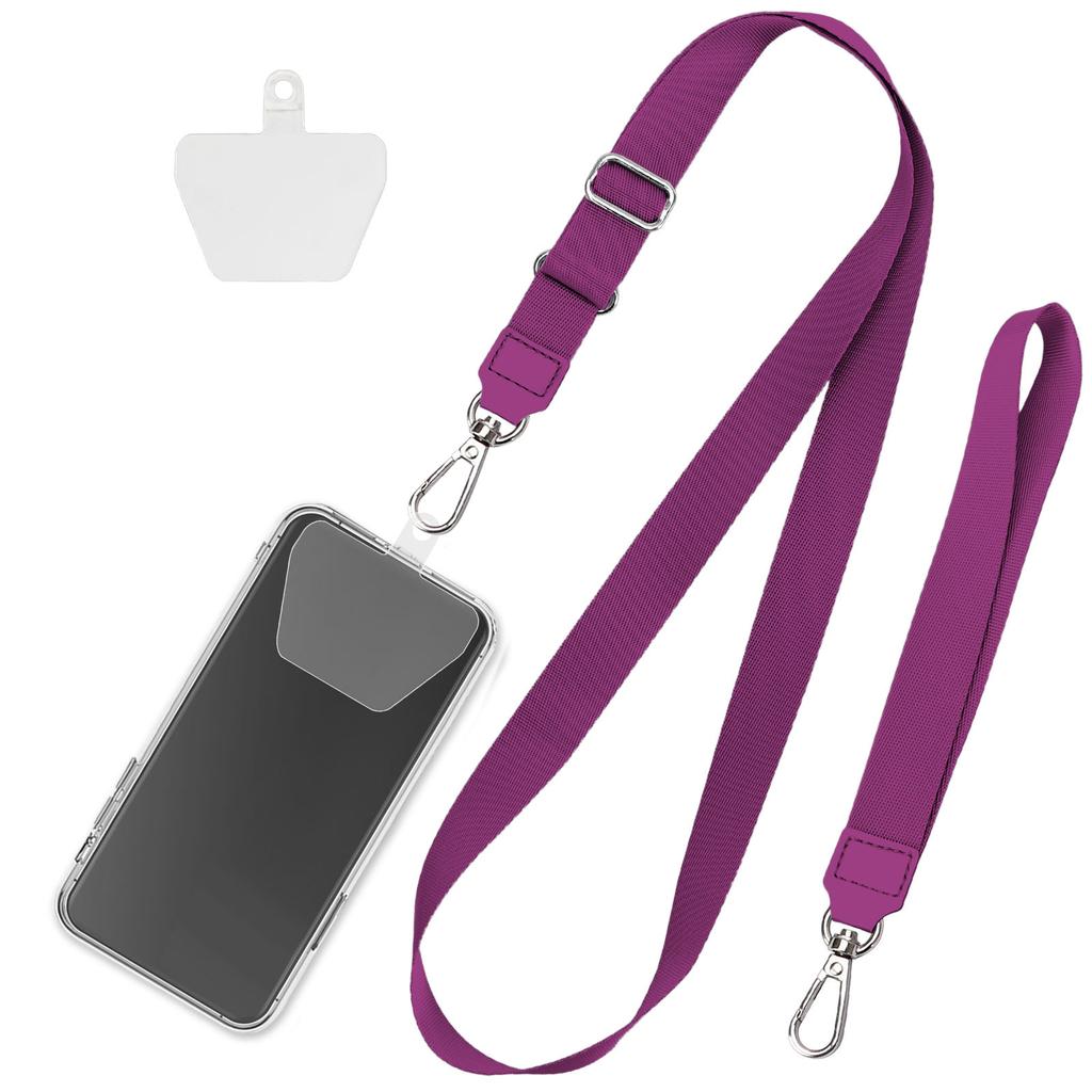 Phone Lanyard Strap for Around The Neck and Shoulder Crossbody Cellphone Lanyard Adjustable Phone Strap with Tether Tabs