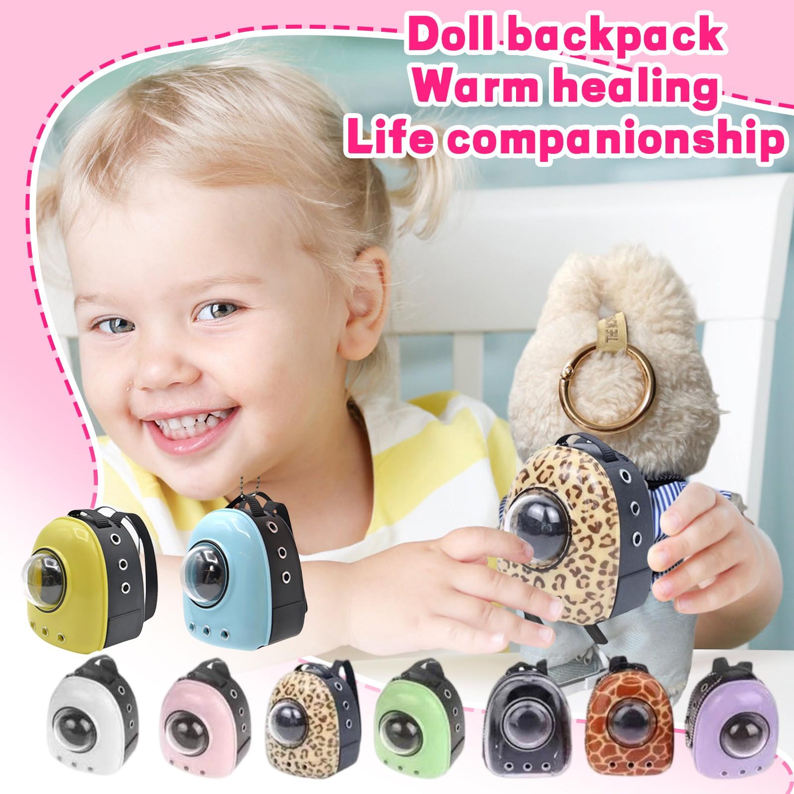 

Doll Backpack, Realistic Miniature Pet Space Carriers, Backpack Keychain, Bags For Dolls, Cute Doll Bags For Acces One Size