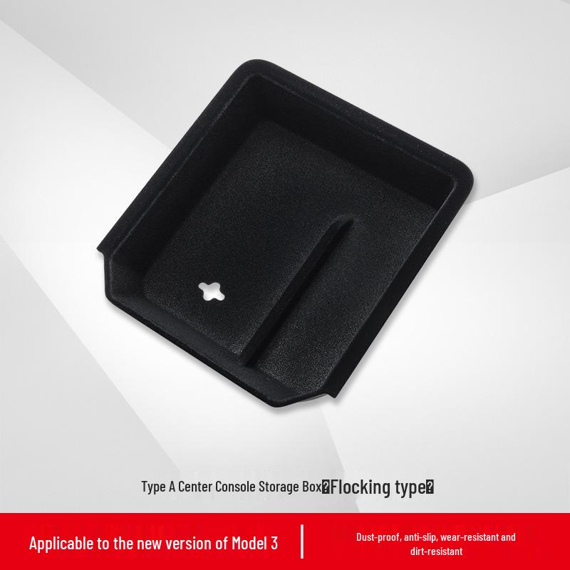 Updated Model 3/Y Center Console Armrest Storage Box for Tesla - Essential Car Accessory