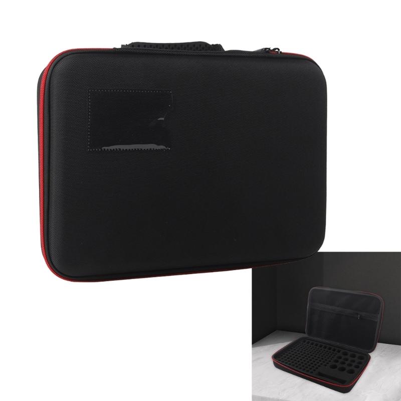 Portable EVA Battery Storage Bag with Water Resistant and Impact Resistant for 2A 3A C D Travel and Outdoor Activity