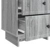 Nightstand Grey Sonoma 43 x 34.5 x 47.5 cm Engineered Wood