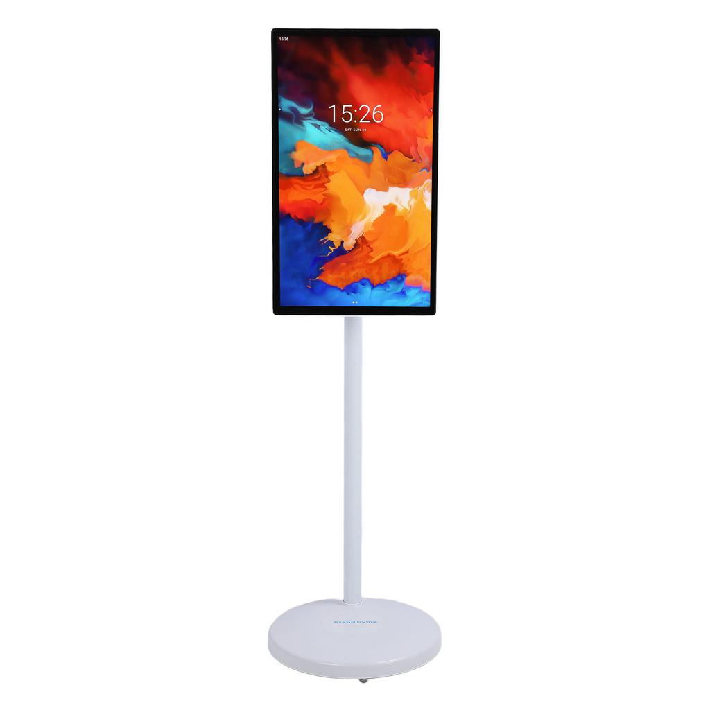 24 Inch Smart Screen with Pole Stand 5MP Camera 6+128G Movable Touch Display Screen for Live