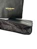 Yves Saint Laurent Original Pouch with Gusset, Black
