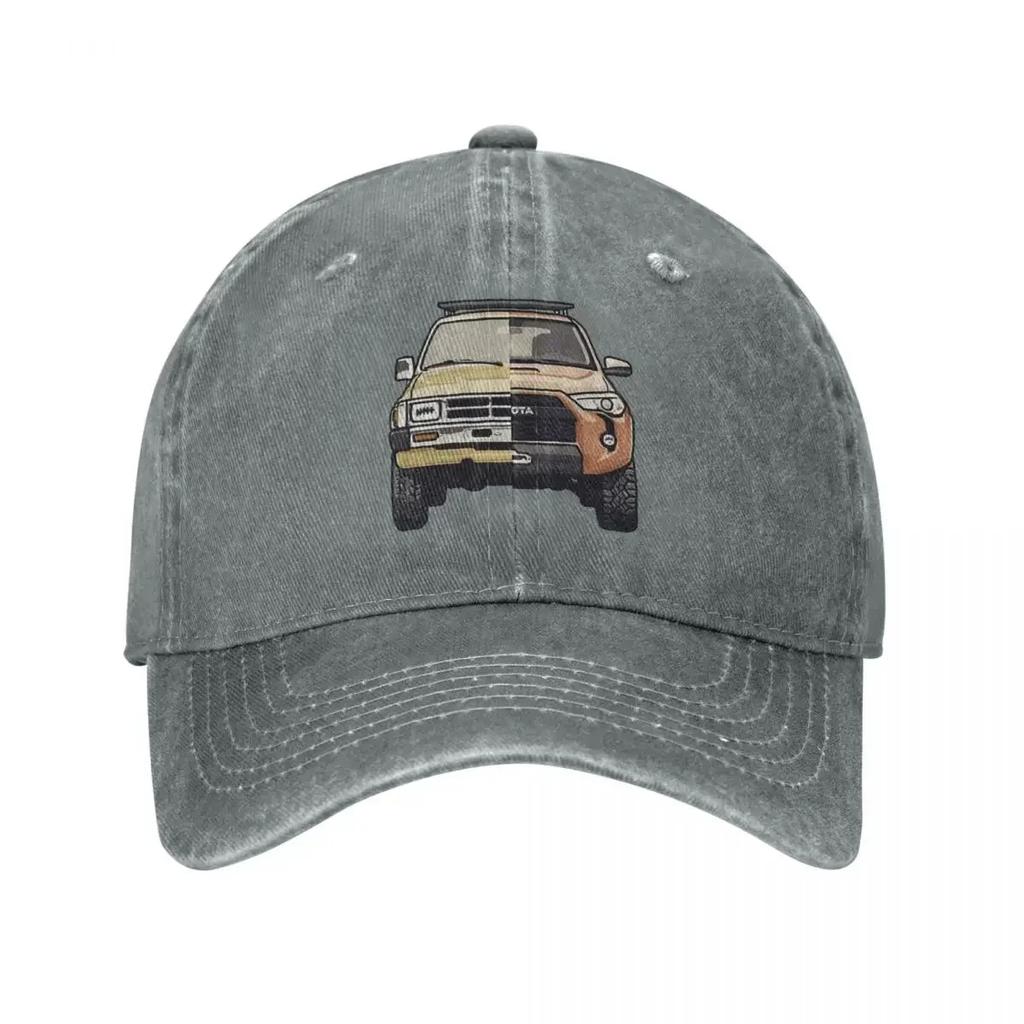 aClassic Off Road 4Runner Land Cruiser Baseball Cap Unisex Style Cotton Washed Off-road Car Trucker Hat Adjustable
