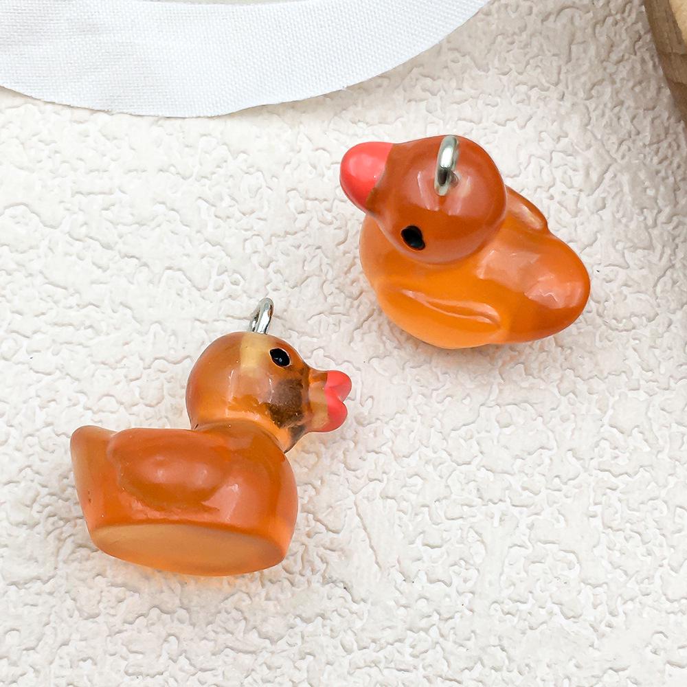 3D Luminous Resin Duck Keychain/Necklace/Bracelet Pendant