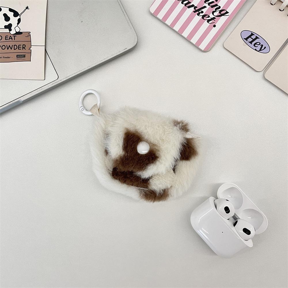 

Portable Earphone Storage Bag Snap Button Mini Coin Purse Love Heart Key Jewelry Protective Pouch for Women Girls білий