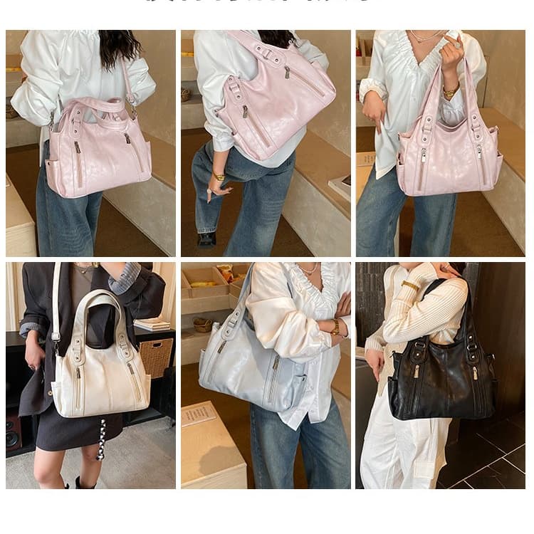 Large Capacity Women's Handheld Shoulder Crossbody Bag
