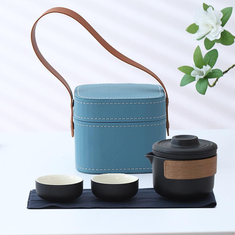 Portable Travel Tea Set Company Opening Events Business Gifts Anniversary Souvenirs Kuaike Cup Teapot Gift Box