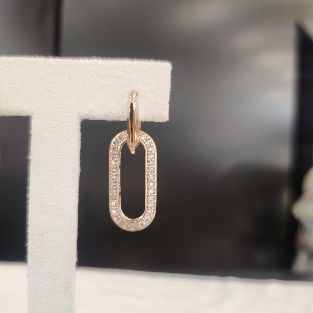 ARTRIA Double Round E One-Touch Earrings APSERIN0004PKF