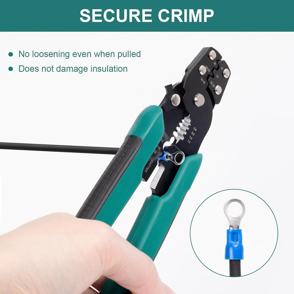 1/2pcs 4 in1 Multifunctional Crimping Terminal Pliers Wire Stripper Wire Cutter Terminal Pliers Wiring Accessories Hand Tool