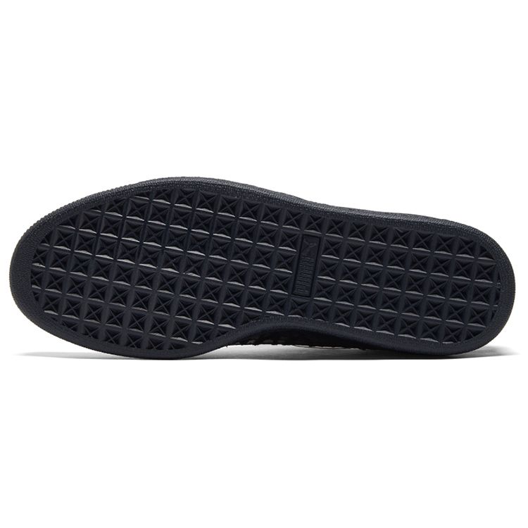 Puma Suede Mono Deboss Casual Low-Top Sneakers Unisex Sneakers Dark-Blue 384688-02