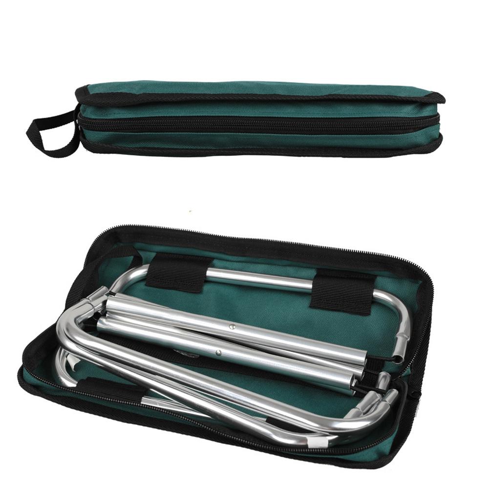 Folding Stool Outdoor Camping Chair Portable Ultralight Stainless Steel Handbag Pocket Little Mazar For Nature Hike Fishing Tourist