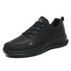 Waterproof Anti-Slip Sports Shoes with Breathable Leather for Autumn and Winter