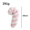 Classic Xmas Candy Plush Toys Xmas round Pillow Red Pink Lollipop Pillow Gingerbread House Doll Xmas Home Decor Kid Xmas Gift