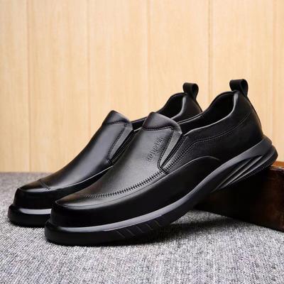 Modische Weiche Leder Freizeitschuhe für Herren Frühling Herbst Neue Designer Herren Business Schuhe Männliche Schwarze Plateau Loafer Männliche