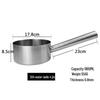 Stainless Steel Flat Bottom Kitchen Water Ladle and Soup/Milk Pot Combo.