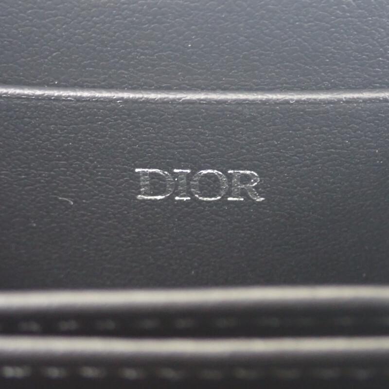 Dior 2ESBC316FLG_H00N Coin Case Black Calfskin Women