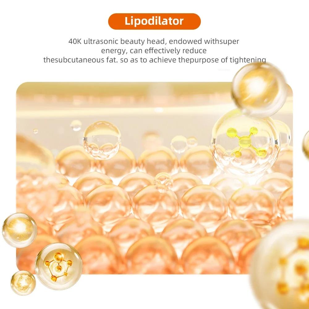 6-in-1 Professionelles 40K Kavitationsgerät - Mehrbereichige Fettreduktion, Körperformung & Hautverjüngung