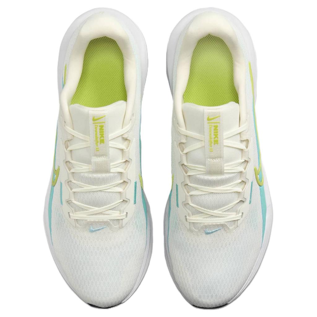 Nike Downshifter 13 Comfortable Versatile Non-Slip Durable Low-Top Casual Running Shoes Unisex sneaker White Green Blue FD6454-101