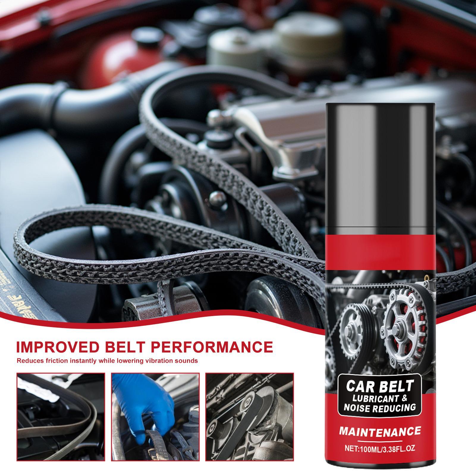 

100ml Car Engine Belt Lubrication Spray Noise Reduction Long-Lasting Liquid Grease for Track Garage RV Door Sliding Bike Engine China Mainland